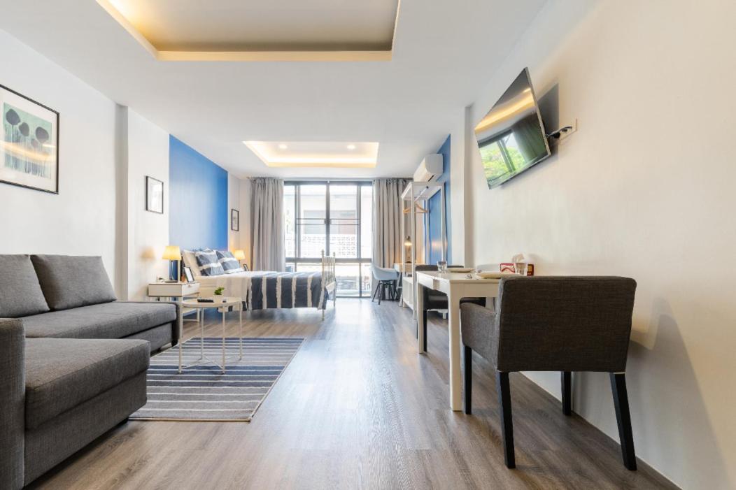 Cozy Studio 1 In Sathorn, Bts Saint Louis Bangkok Bagian luar foto