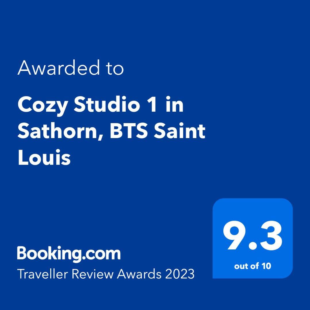 Cozy Studio 1 In Sathorn, Bts Saint Louis Bangkok Bagian luar foto